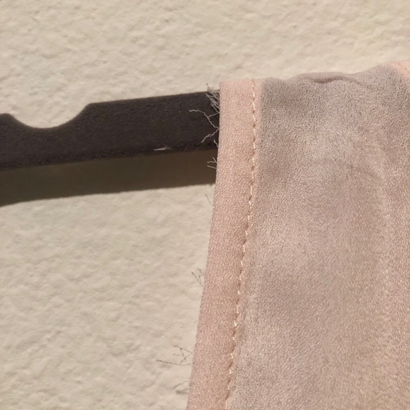 Tobi Color Block Tan and Coral Tank Top - Picture 6 of 6